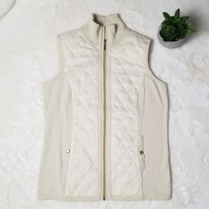 Susan Graver | zip front sweater vest